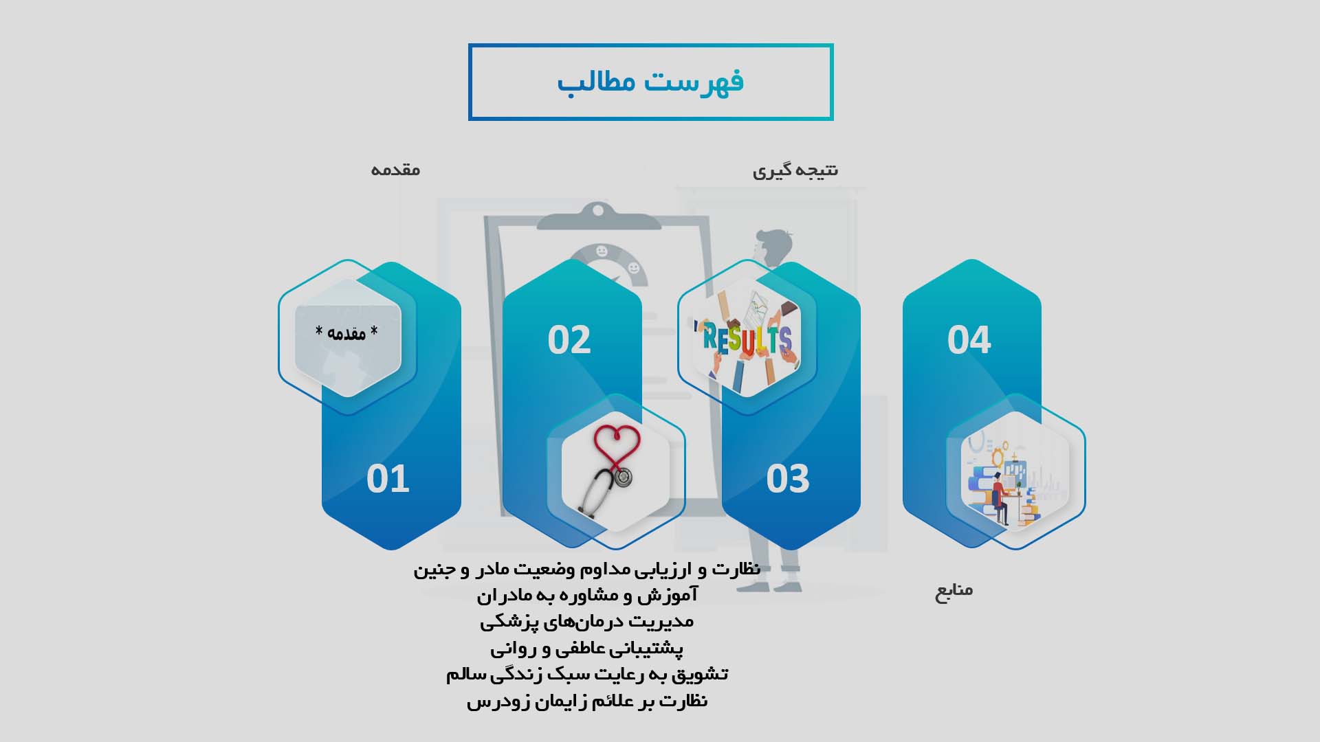 پاورپوینت تأثیرات پرستاری بر کاهش عوارض بارداری‌های پرخطر